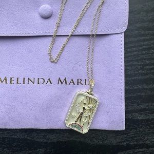 Melinda Maria gold Amulet necklace